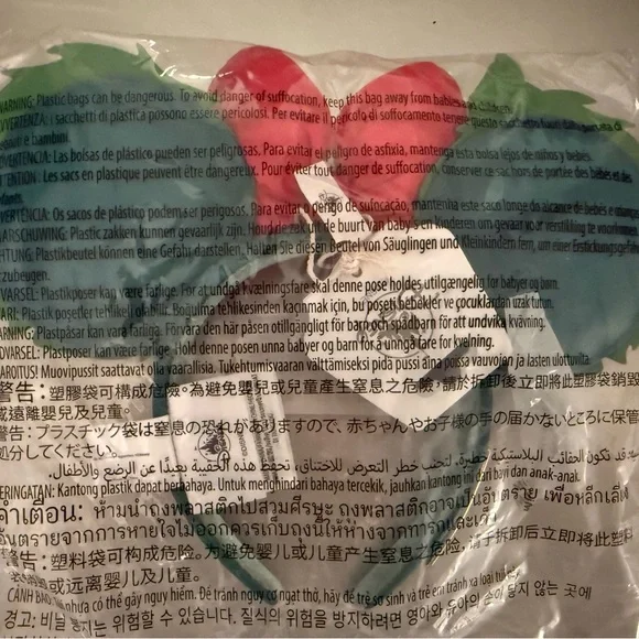 Disney Mickey and Minnie Festive Headband with Red Bow - Picture 2 of 4